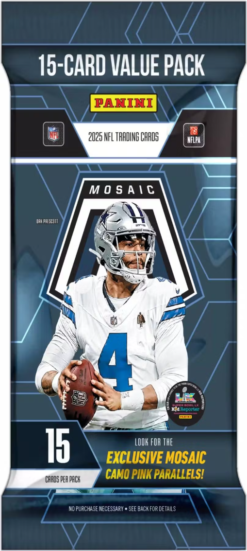 2025 Panini Mosaic Football Fat Pack (Pre Order)