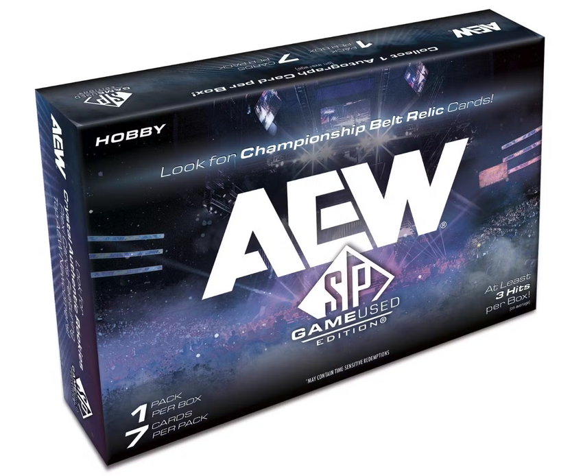 2025 Upper Deck AEW SP Game Used Wrestling Hobby Box