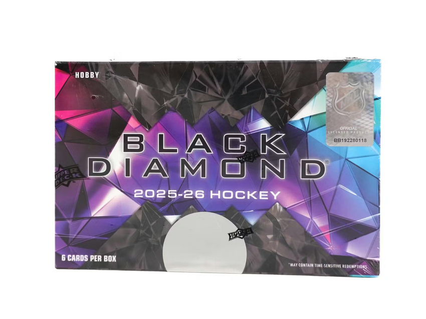 2025-26 Upper Deck Black Diamond Hockey Hobby Box