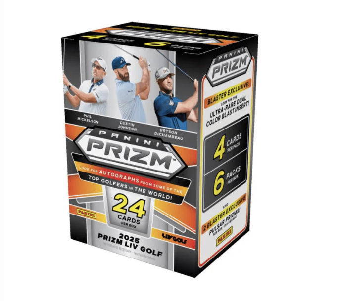 2025 Panini Prizm LIV Golf 6-Pack Blaster Box