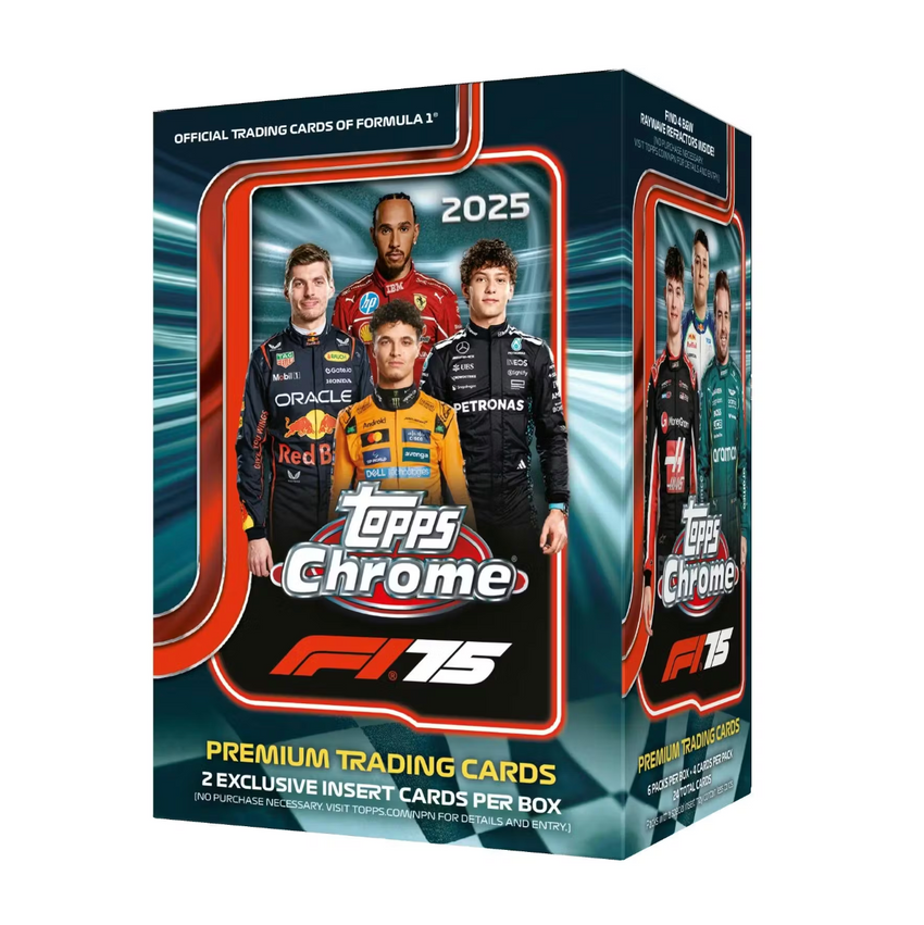 2025 Topps Chrome F1 Formula 1 Blaster Box (Pre Order)