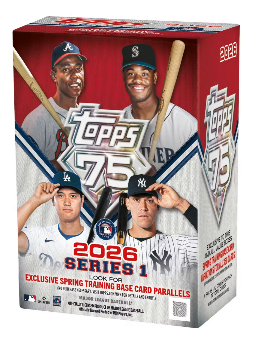 2026 Topps Series 1 Baseball 6-Pack Blaster Box