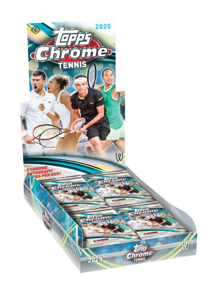 2025 Topps Chrome Tennis Hobby Box (Pre Order)