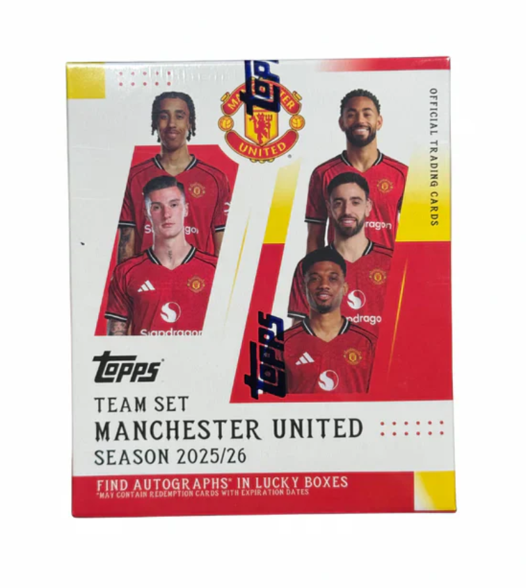 2025-26 Topps Soccer Manchester United Team Set Box