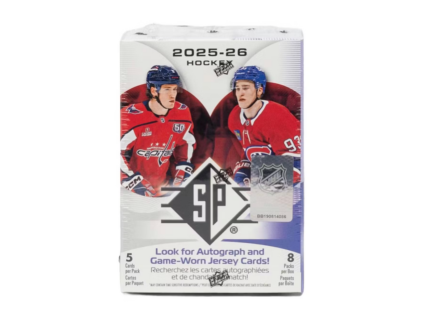 2025-26 Upper Deck SP Hockey 8-Pack Blaster Box