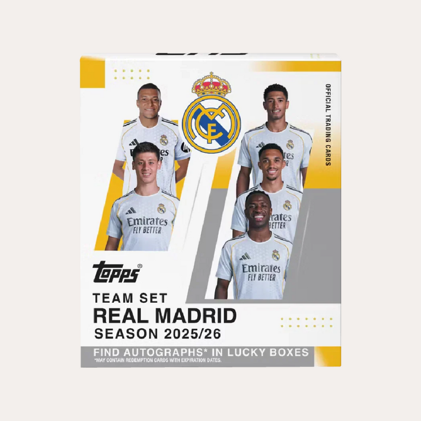 2025-26 Topps Soccer Real Madrid Team Set Box