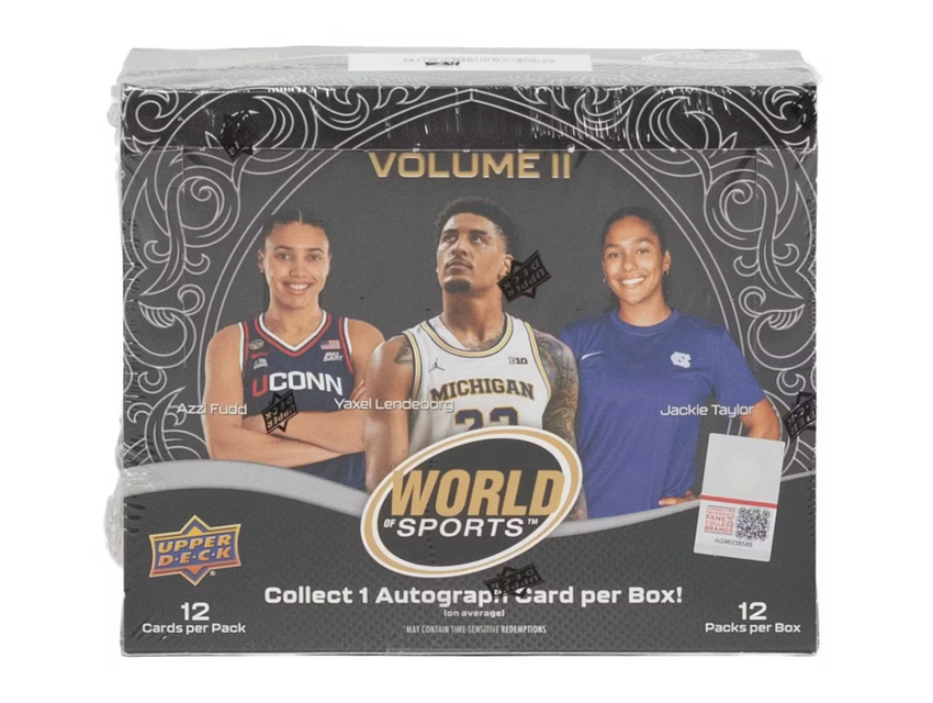2025 Upper Deck World of Sports Volume 2 Multisport Hobby Box