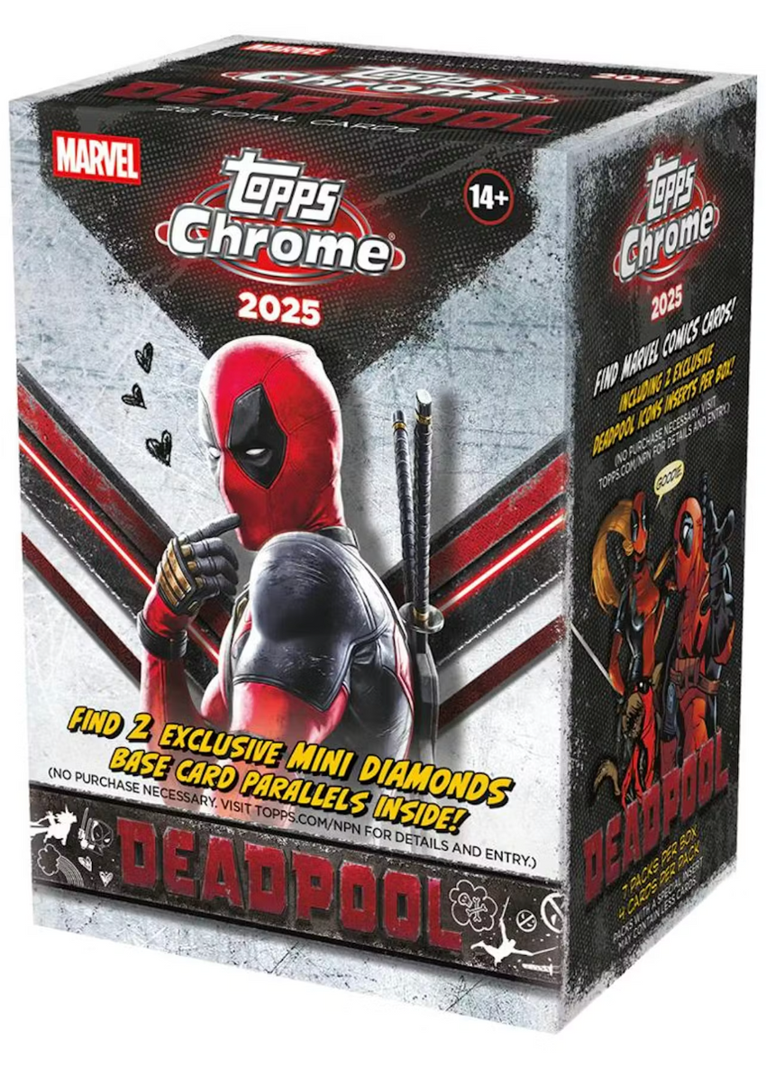 2025 Topps Deadpool Chrome Blaster Box