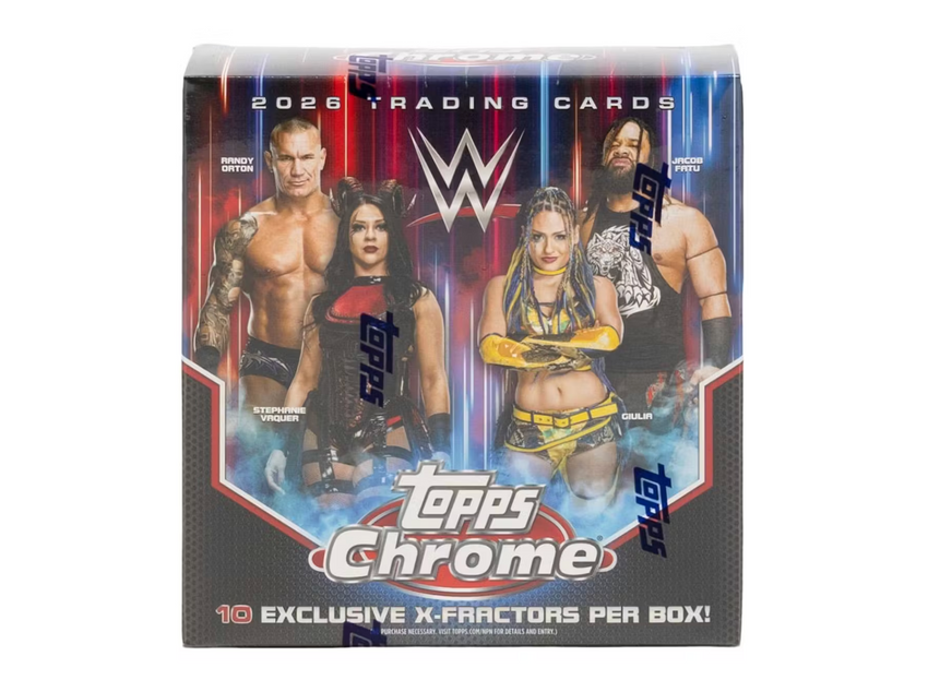 2026 Topps Chrome WWE Wrestling Mega Box