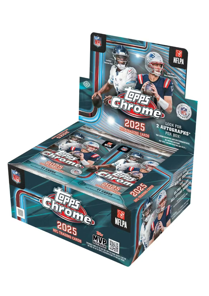 2025 Topps Chrome Football Jumbo Box