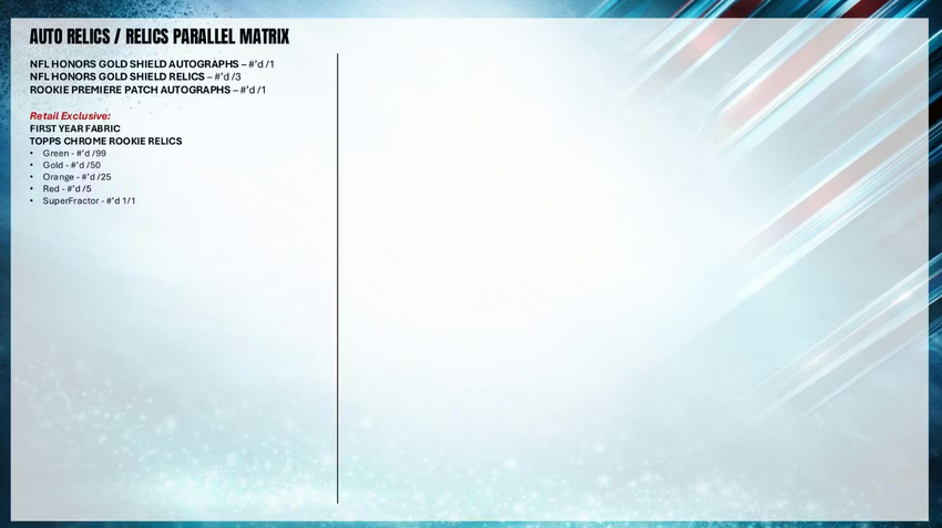 2025 Topps Chrome Football Mega Box