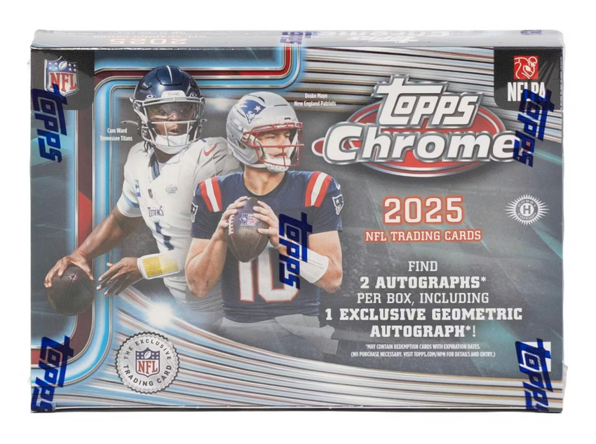 2025 Topps Chrome Football Breaker's Delight Box