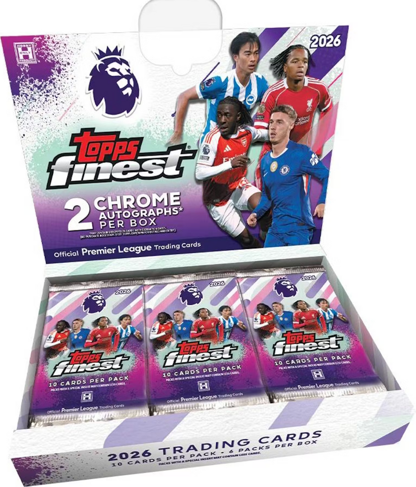 2025-26 Topps Finest Premier League EPL Soccer Hobby Box