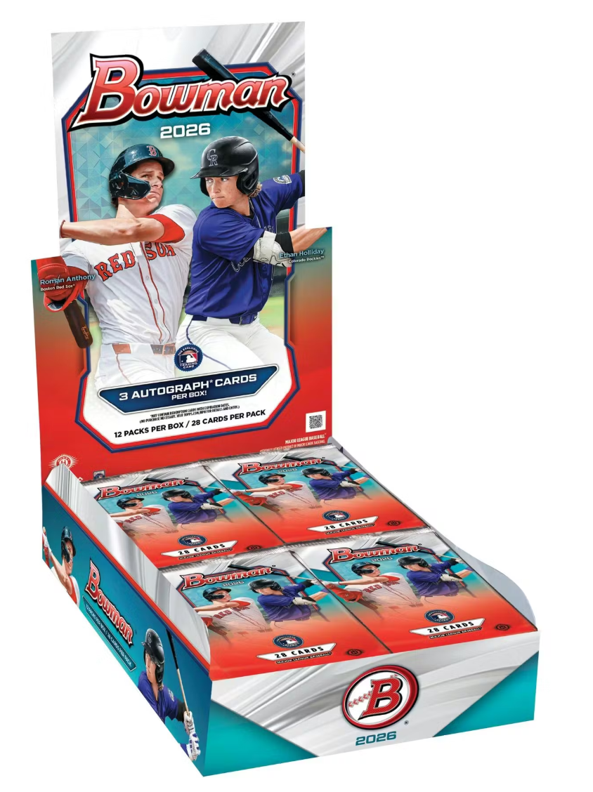 2026 Bowman Baseball Hobby Jumbo Box