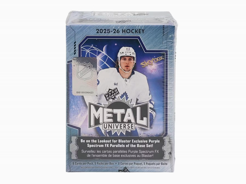 2025-26 Upper Deck Skybox Metal Universe Hockey 5-Pack Blaster Box