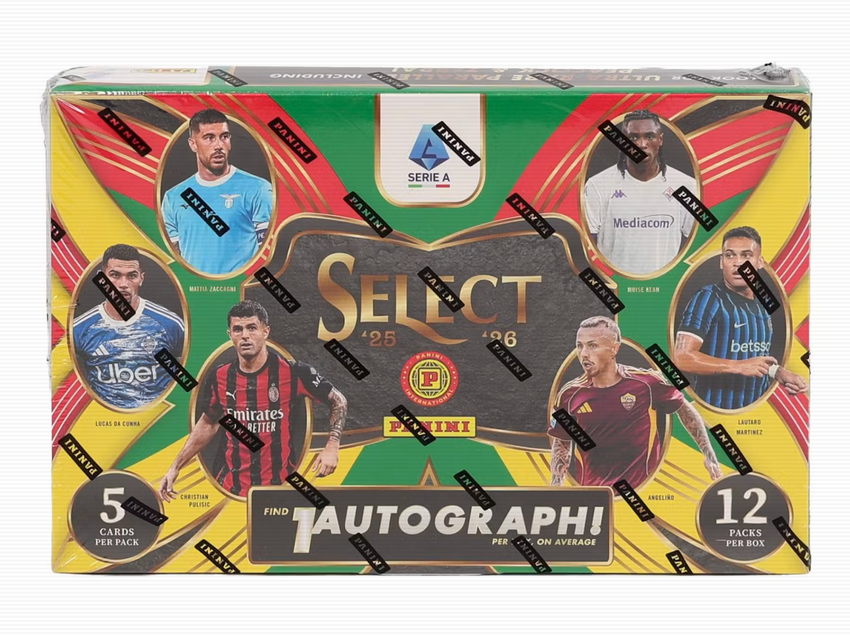2025-26 Panini Select Serie A Soccer Hobby International Box