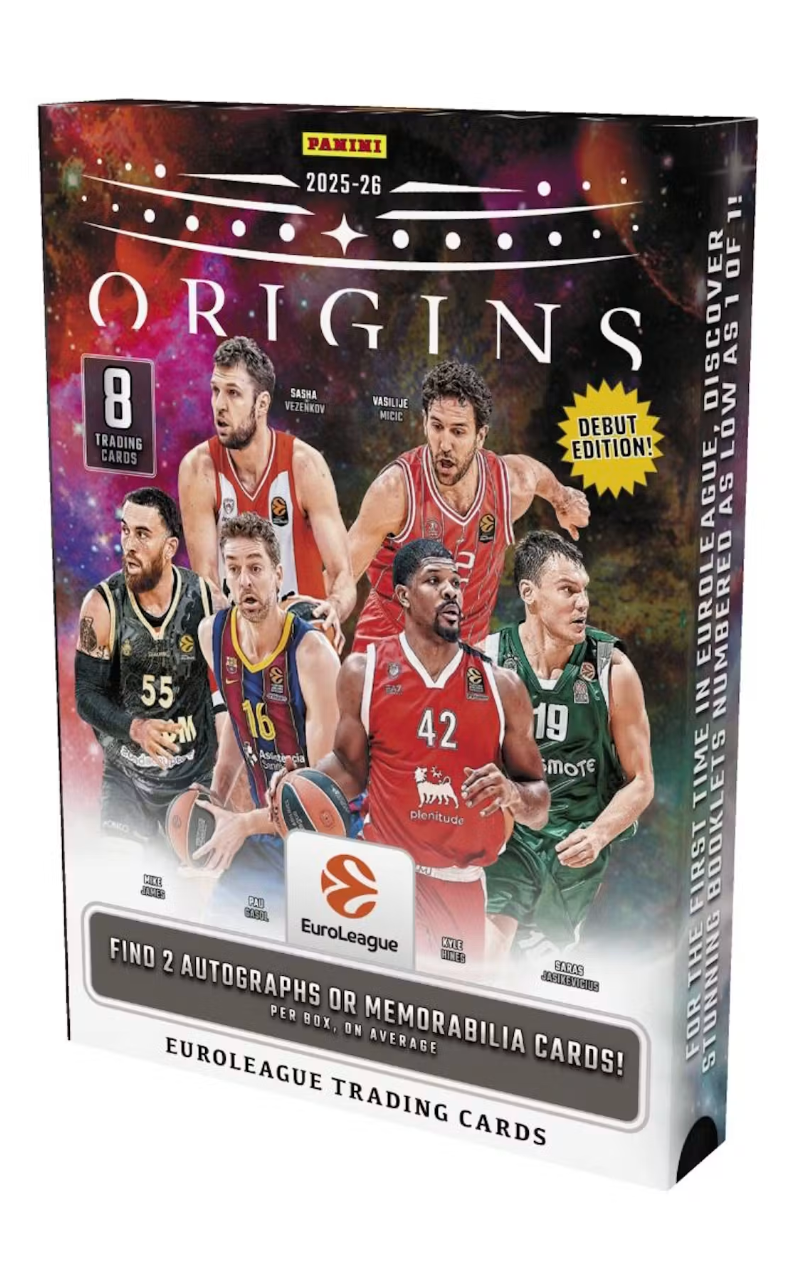2025-26 Panini Origins EuroLeague Basketball Hobby Box (Pre Order)