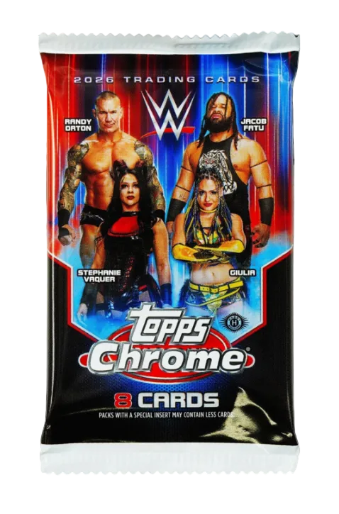 2026 Topps Chrome WWE Wrestling Hobby Pack