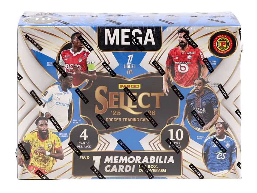 2025-26 Panini Select Ligue 1 Soccer International Mega Hobby Box