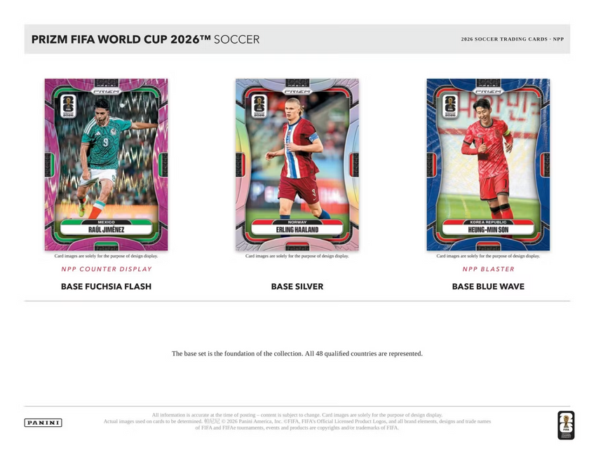 2026 Panini Prizm FIFA World Cup Soccer Retail Box