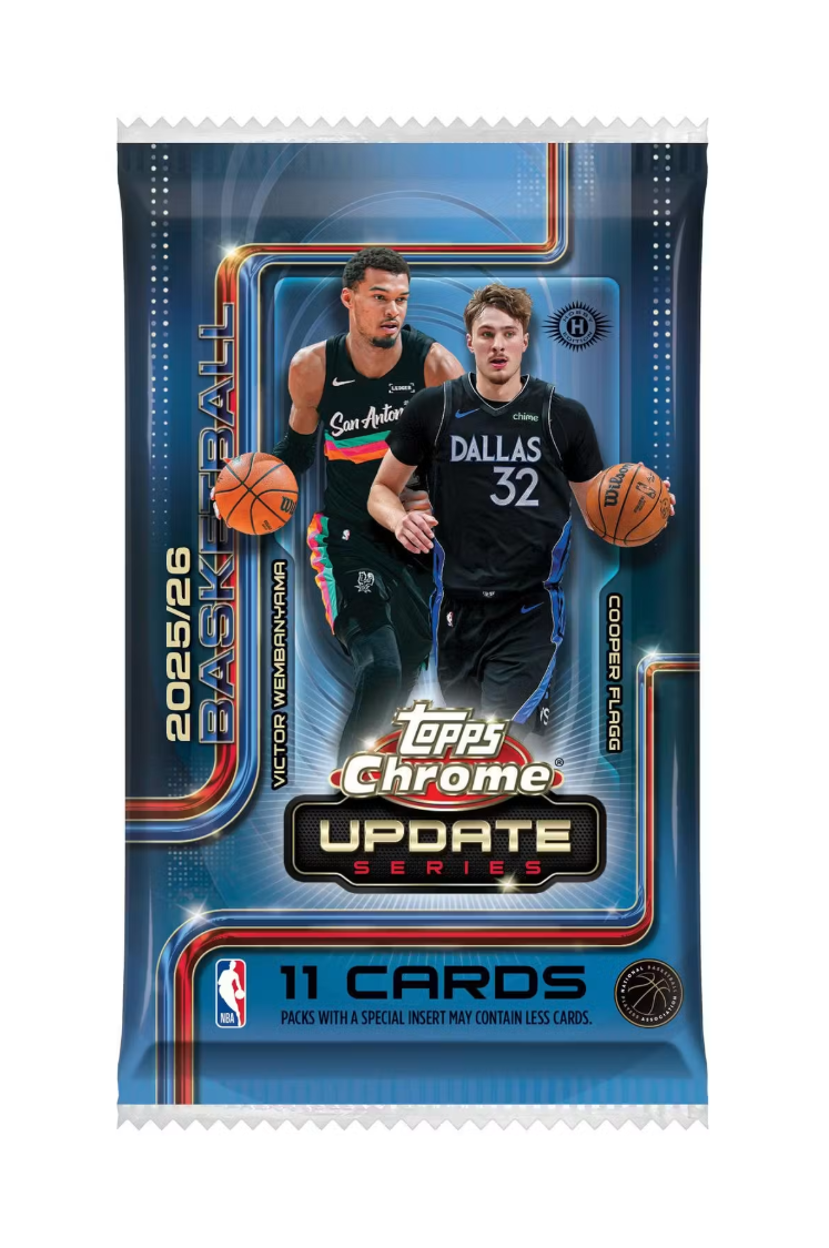 2025-26 Topps Chrome Update Series Basketball Hobby Jumbo Box (Pre Order)