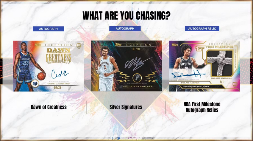 2025-26 Topps Inception Basketball Hobby Box