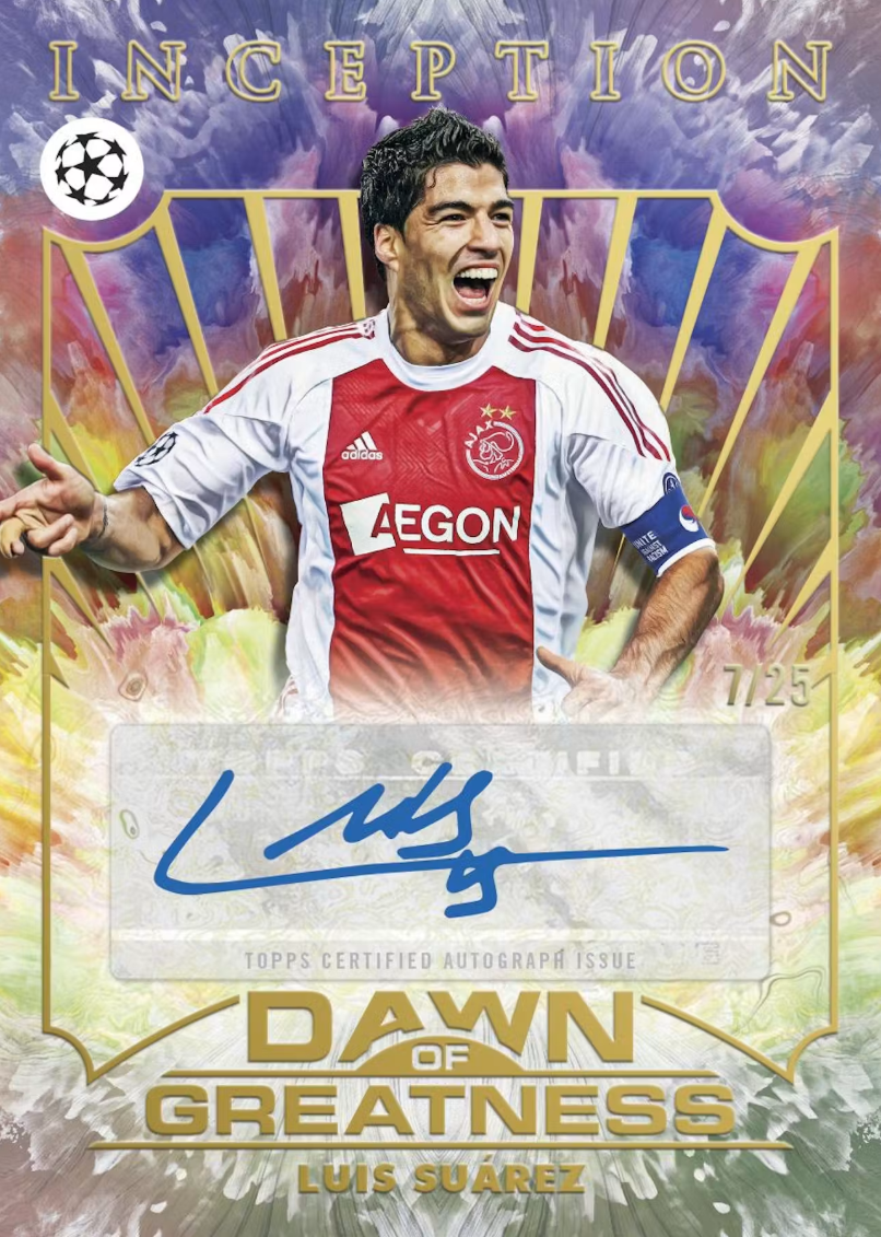 2025-26 Topps Inception UEFA Club Competitions Soccer Hobby Box