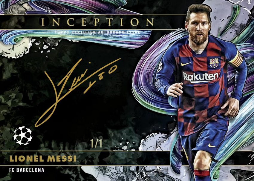 2025-26 Topps Inception UEFA Club Competitions Soccer Hobby Box