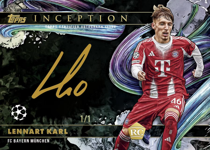 2025-26 Topps Inception UEFA Club Competitions Soccer Hobby Box