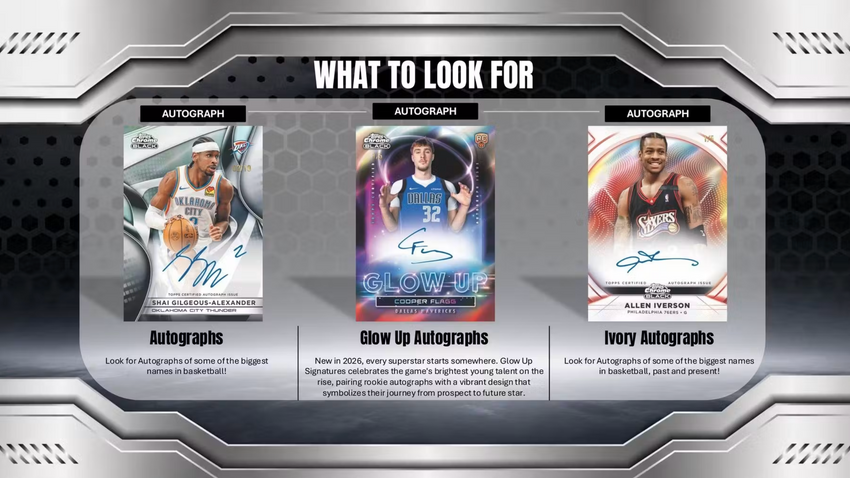 2025-26 Topps Chrome Black Basketball Hobby Box (Pre Order)