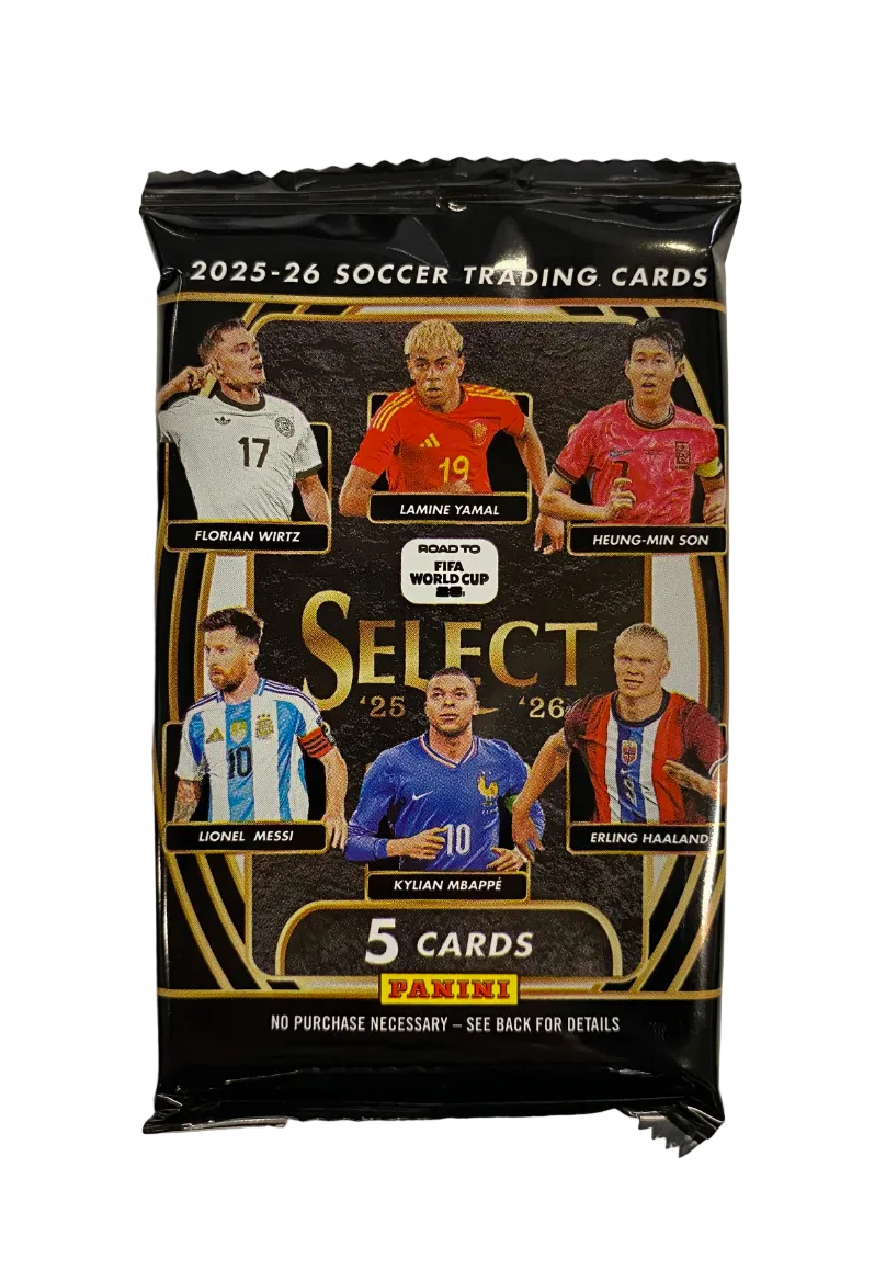 2025-26 Panini Select Road To FIFA World Cup 2026 Soccer Hobby Pack