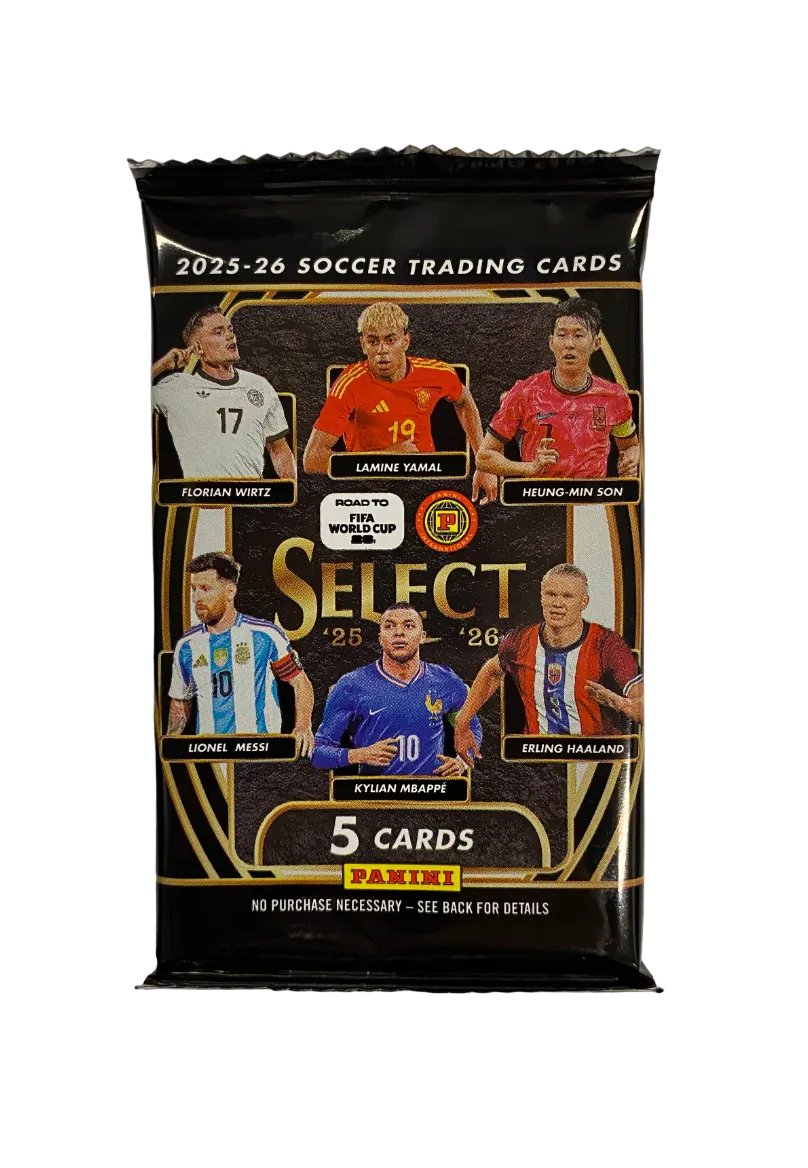 2025-26 Panini Select Road to FIFA World Cup Soccer Hobby International Pack