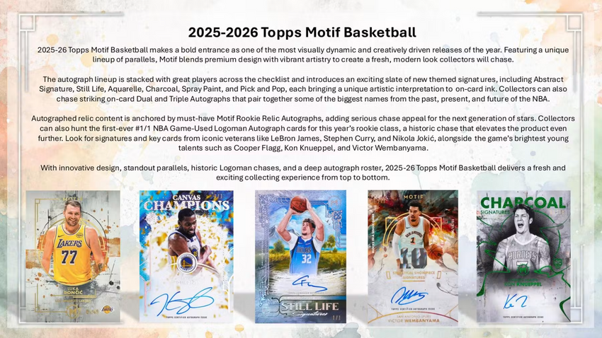 2025-26 Topps Motif Basketball Hobby Box