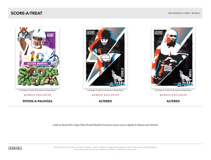 2026 Panini Score-A-Treat Halloween Bundle Box (Pre Order)