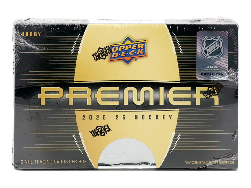 2025-26 Upper Deck Premier Hockey Hobby Box-Cherry Collectables