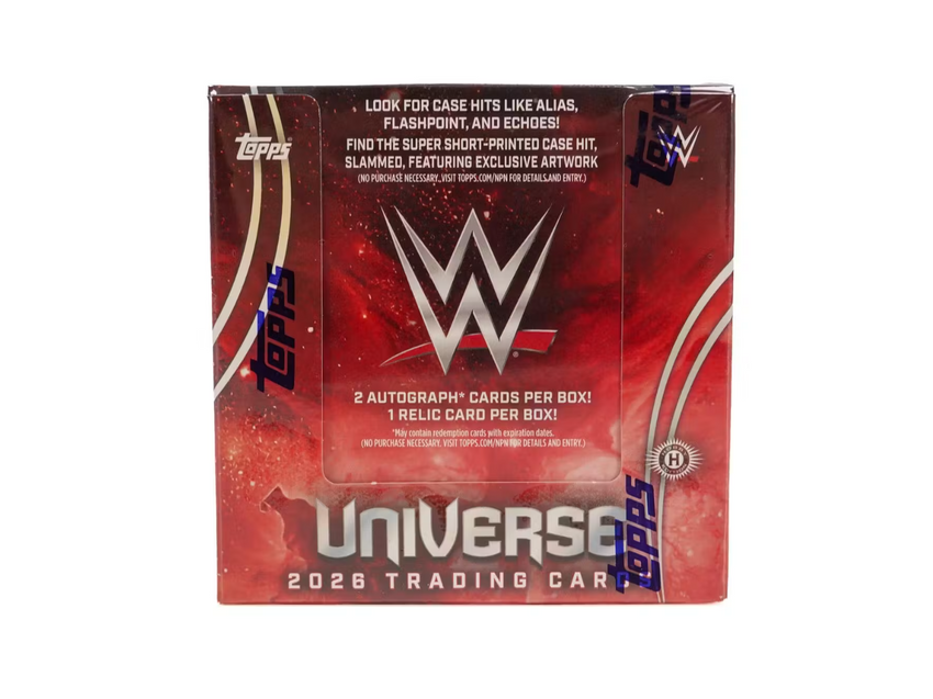 2026 Topps Universe WWE Hobby Box (Pre Order)