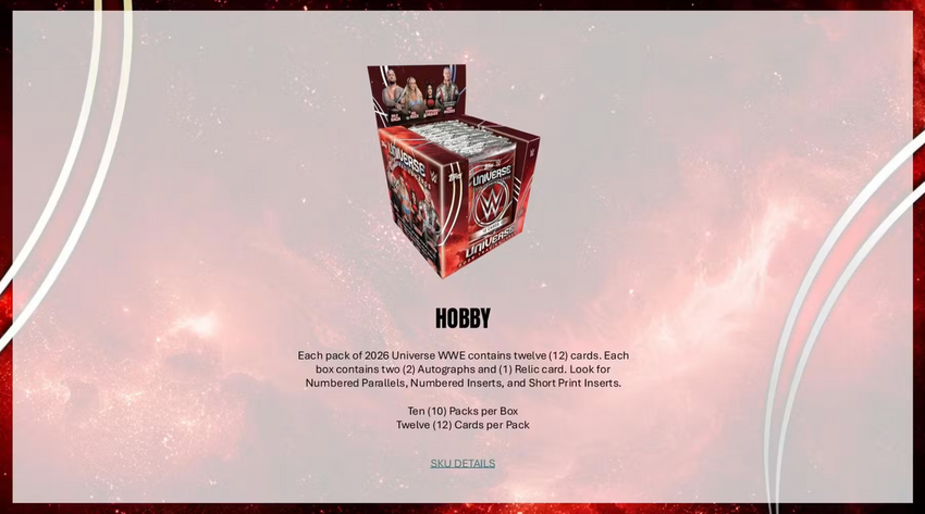 2026 Topps Universe WWE Hobby Box (Pre Order)