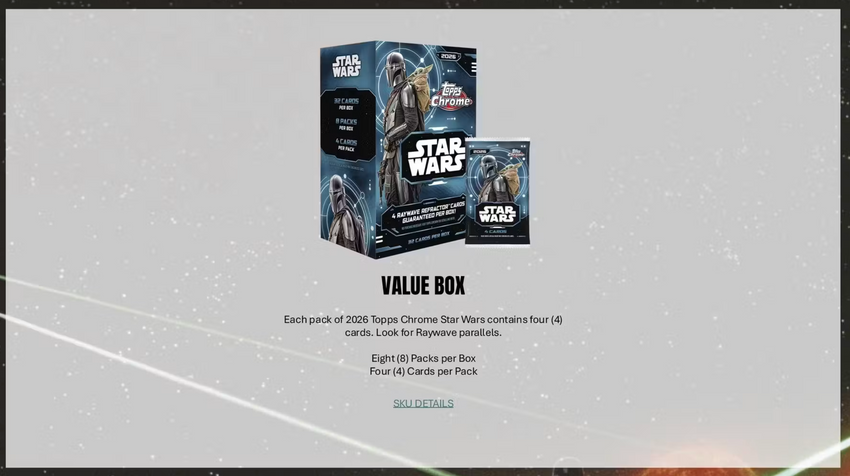 2026 Topps Star Wars Chrome Hobby Box