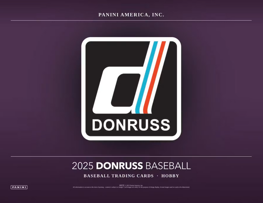 2025 Panini Donruss Baseball Hobby Box