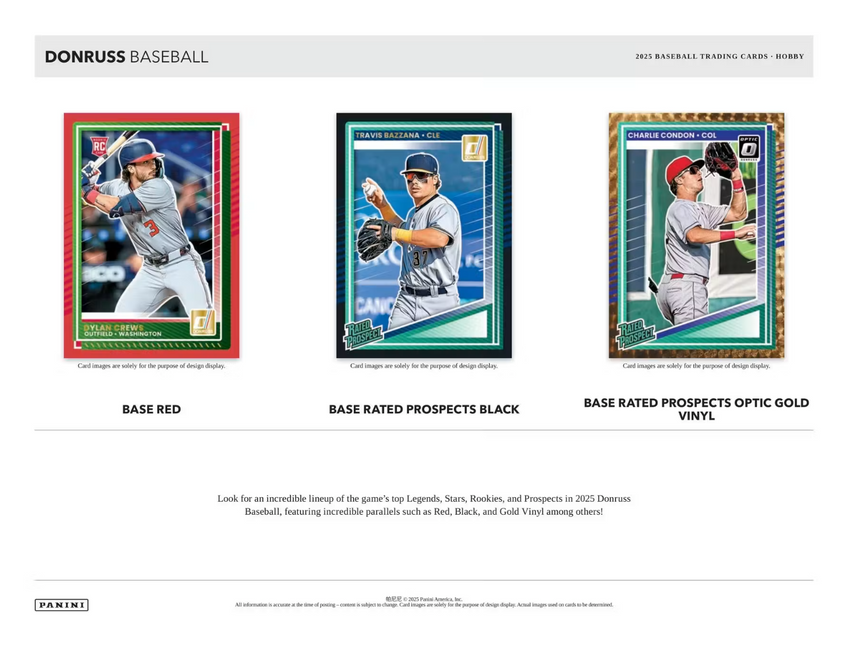 2025 Panini Donruss Baseball Hobby Box