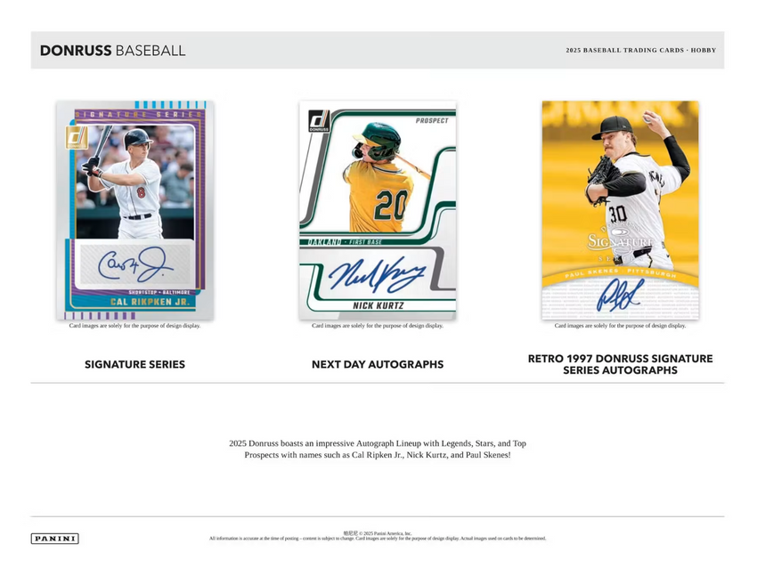 2025 Panini Donruss Baseball Hobby Box