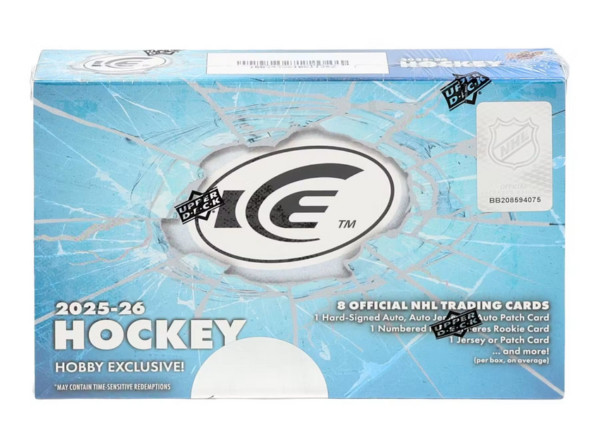 2025-26 Upper Deck Ice Hockey Hobby Box-Cherry Collectables