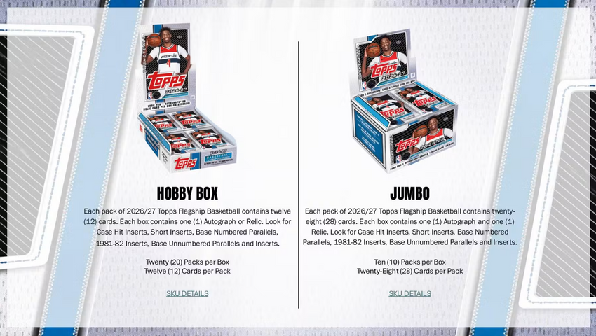 2026-27 Topps Basketball Jumbo Box (Pre Order)-Cherry Collectables