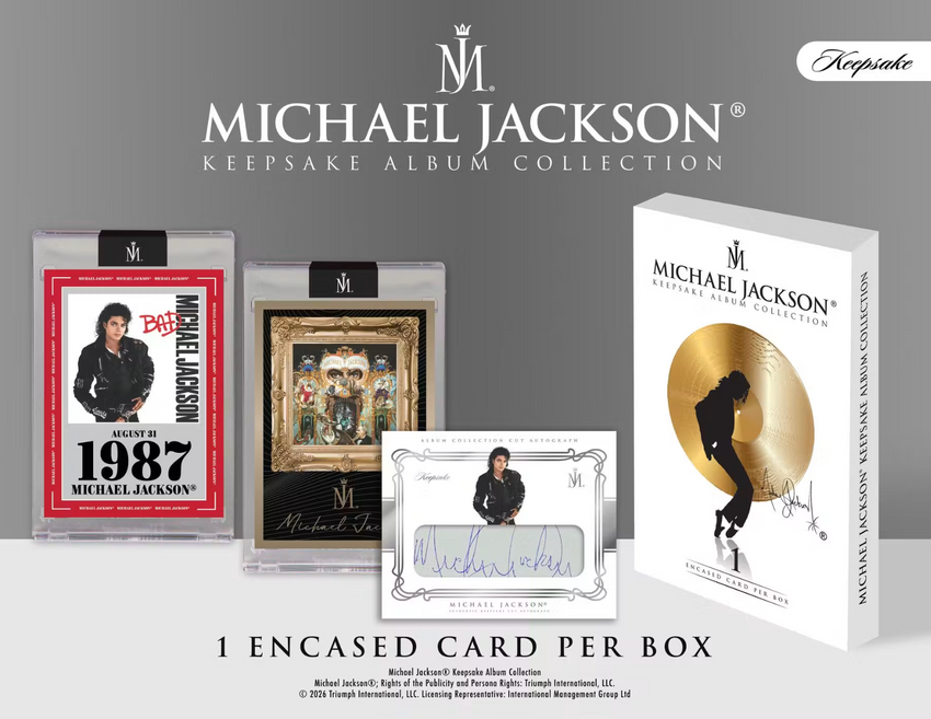 2026 Keepsake Michael Jackson Album Collection Spotlight Series Box-Cherry Collectables