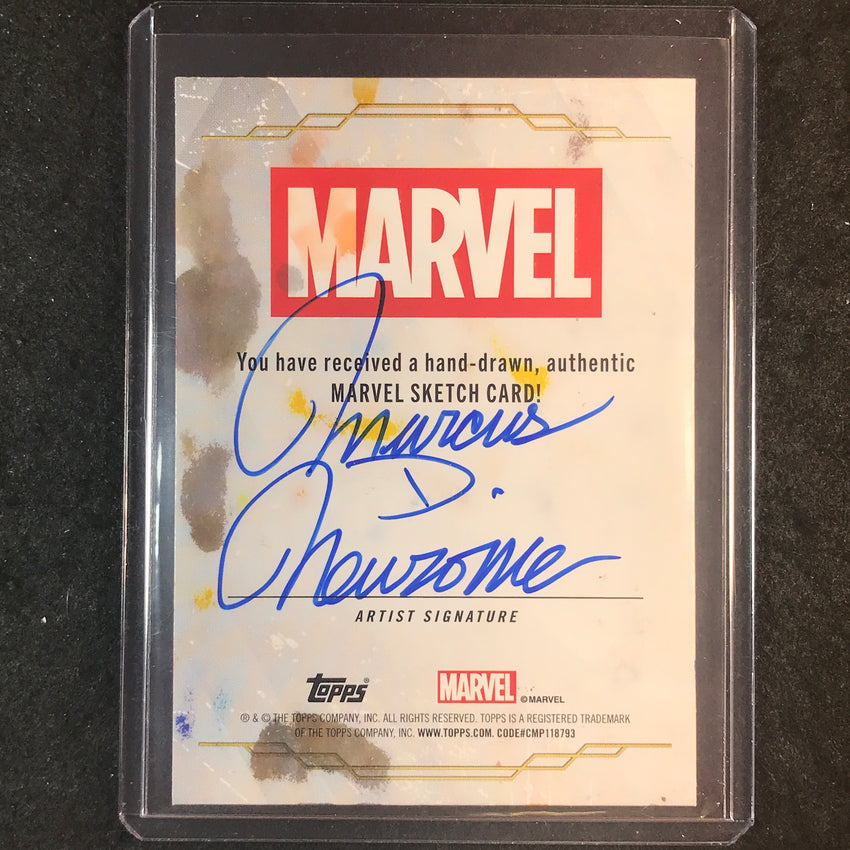 2025 Topps Chrome Marvel Studios SENTRY Artist Sketch 1/1 MARCUS D. NEWSOME