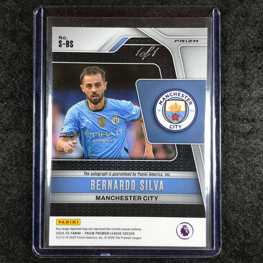 2024-25 Prizm EPL BERNARDO SILVA Signatures Auto Choice Black 1/1
