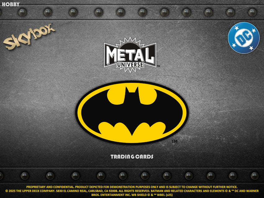2025 Upper Deck DC Skybox Metal Universe Batman Hobby Box
