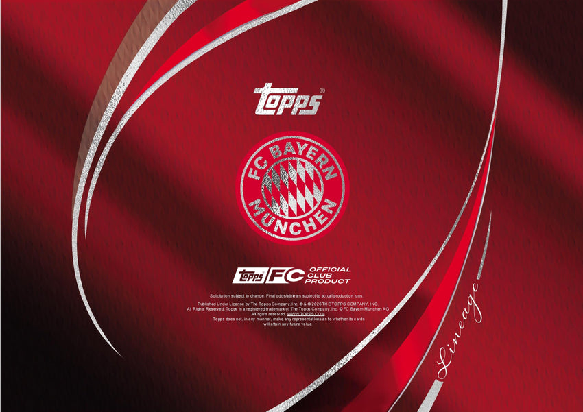 2025-26 Topps Soccer FC Bayern Munich Lineage Hobby Box