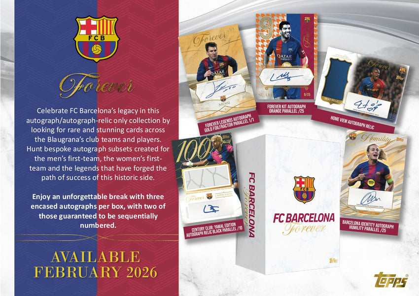 2025-26 Topps Barcelona Forever Hobby Box