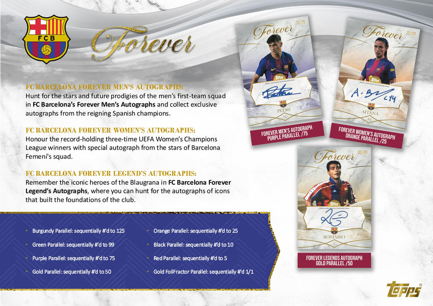 2025-26 Topps Barcelona Forever Hobby Box